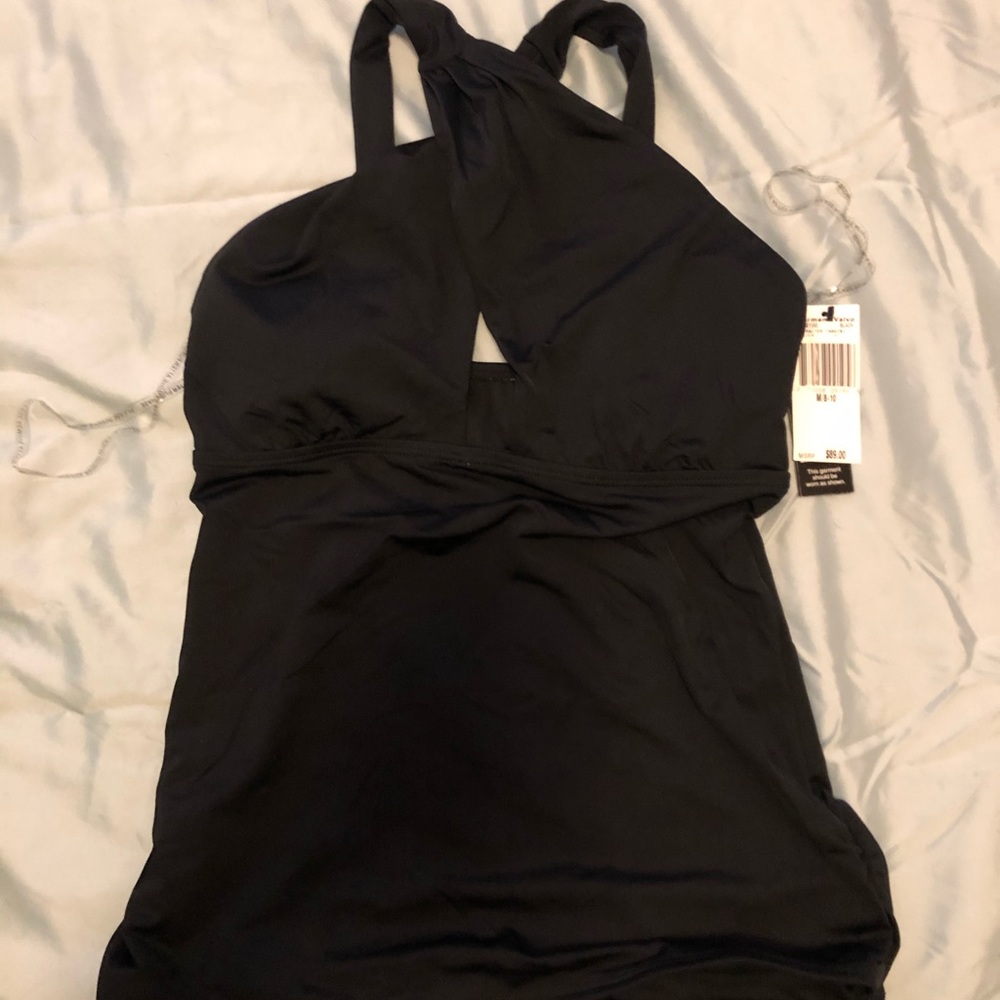 COPY - Carmen Marc Valvo Halter Tankini Top - Picture 2 of 3